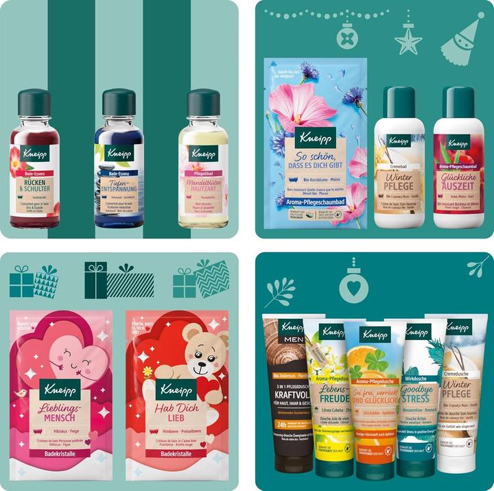 Actual product image Kneipp 24 days of relaxation & care