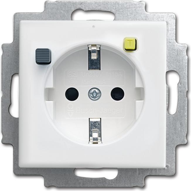 Productafbeelding Busch-Jaeger FI-Schukomat VDEO664 3120 EUCB-914 alpine wit Busch-balans SI