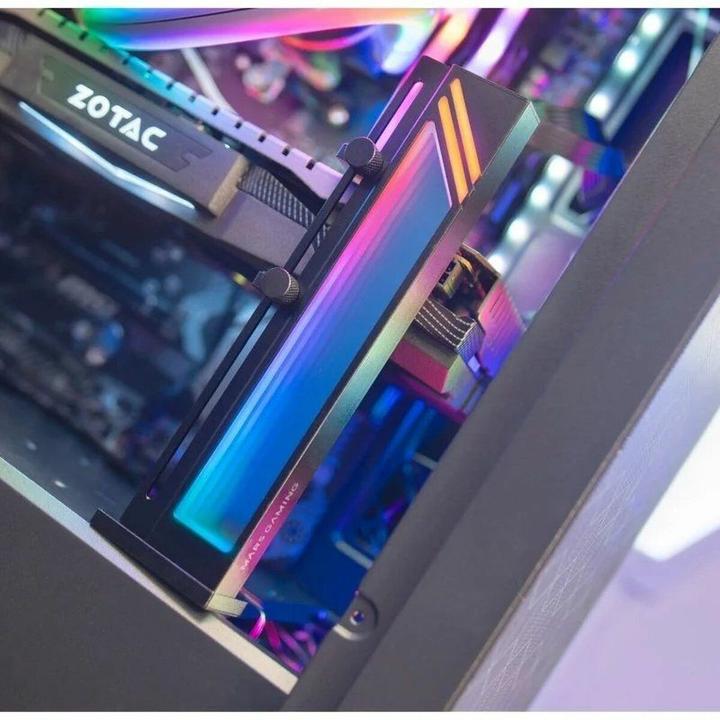 Actual product image Mars Gaming Support Vertical Mca-Gcb RGB Pour Cartes Graphiques (Noir)