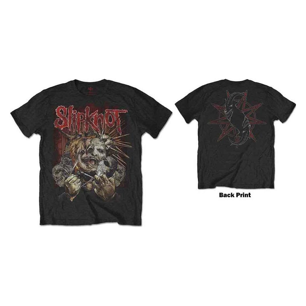 Slipknot, Herren, Shirts, Torn Apart, Schwarz, (M)