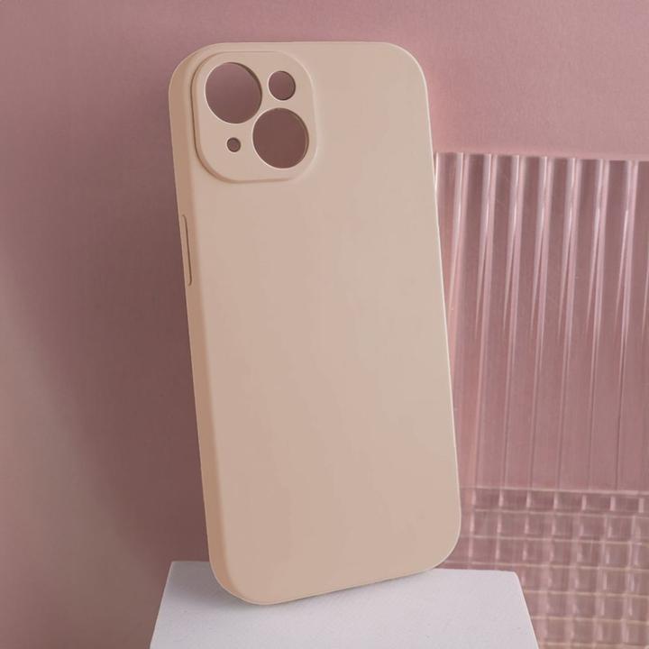 Actual product image OEM Silicon case for iPhone 12 / 12 Pro 6,1" nude (Apple iPhone 12, Apple iPhone 12 Pro)