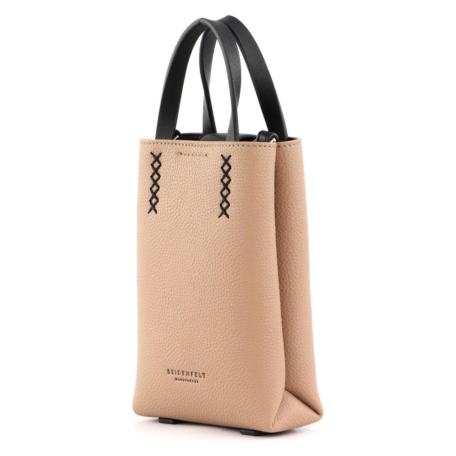 Seidenfelt, Damen, Handtasche, Laksa Cellphone, Beige, Gold