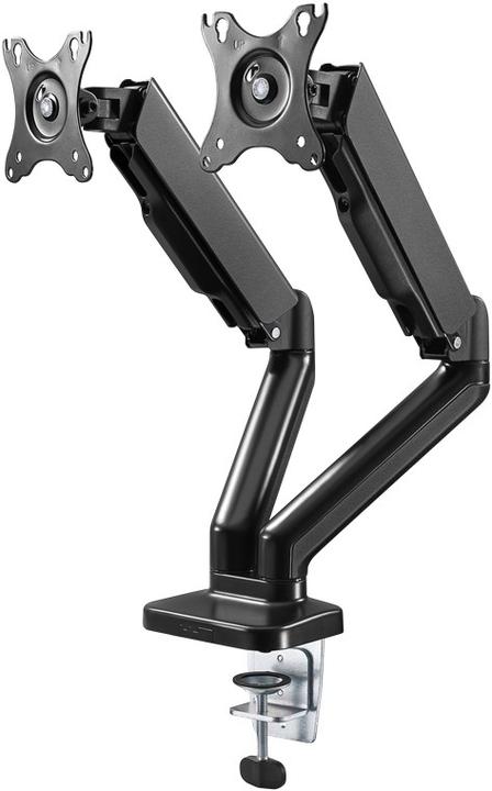 Actual product image Goobay Double monitor mount with gas pressure spring (Table, 32", 9 kg)