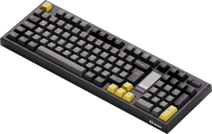 Produktbild Akko 5098B PlusBlack and Gold Gaming Tastatur mit Diplay - V3 Piano Pro (DE, Kabelgebunden, Kabellos)