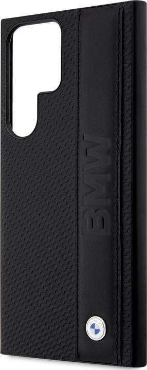 Image du produit BMW Étui BMHCS23L22RDPK S23 Ultra S918 czarny/black hardcase Leather Textured & Stripe (Samsung Galaxy S23 Ultra)