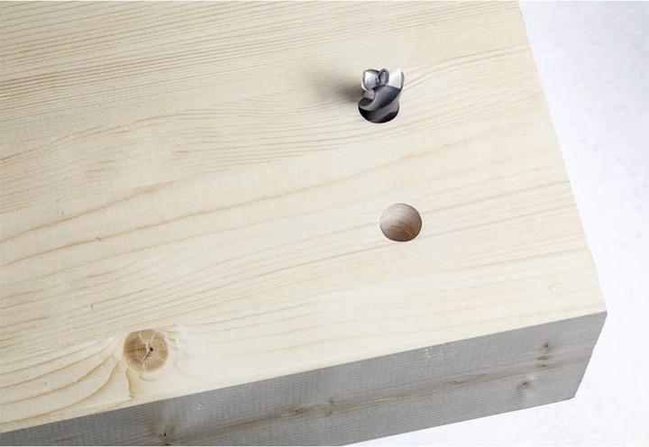 Actual product image kwb Snake Drill Double Cut Japan 460 mm (35 mm)