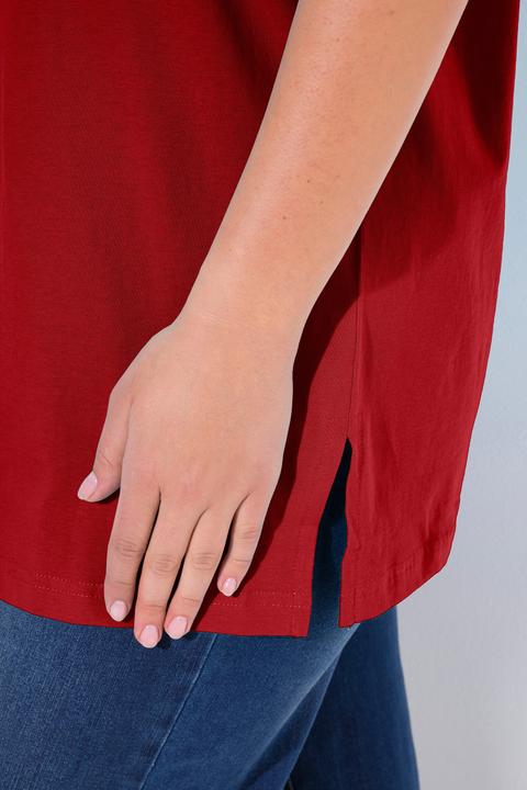 Produktbild Ulla Popken T-Shirt, V-Ausschnitt, Relaxed, Halbarm (50, 52)