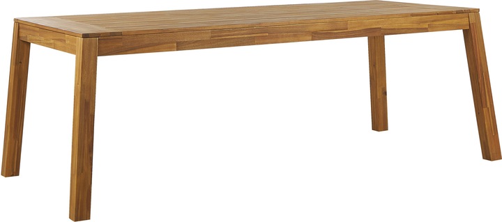 Produktbild Beliani Gartenmöbel Set Akazienholz hellbraun 6-Sitzer 5-teilig LIVORNO (225 cm)