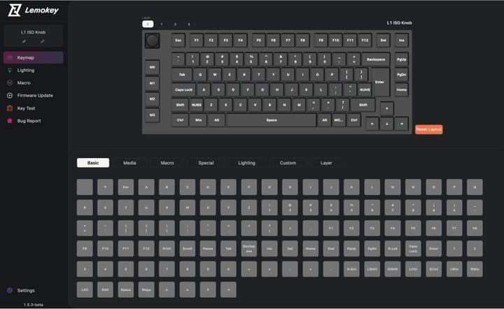 Image du produit Keychron Lemokey L1 (CH, Filaire, Sans fil)