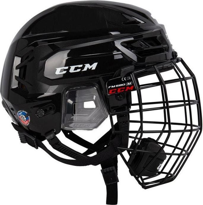 Produktbild CCM Tacks 210 SR Hockeyhelm mit Käfig (L, Weiss) (L)