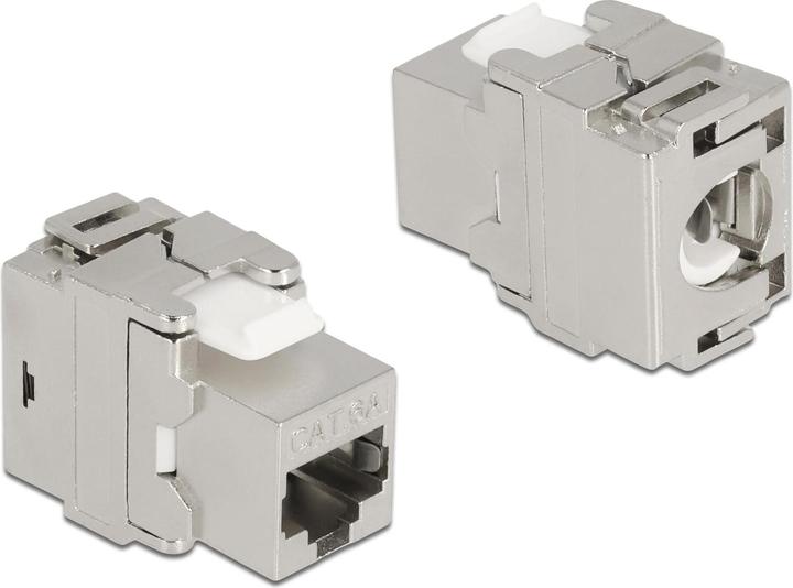 Delock Keystone Modul RJ45 Buchse zu LSA Cat.6A 180° werkzeugfrei Metall (Keystone Modul)