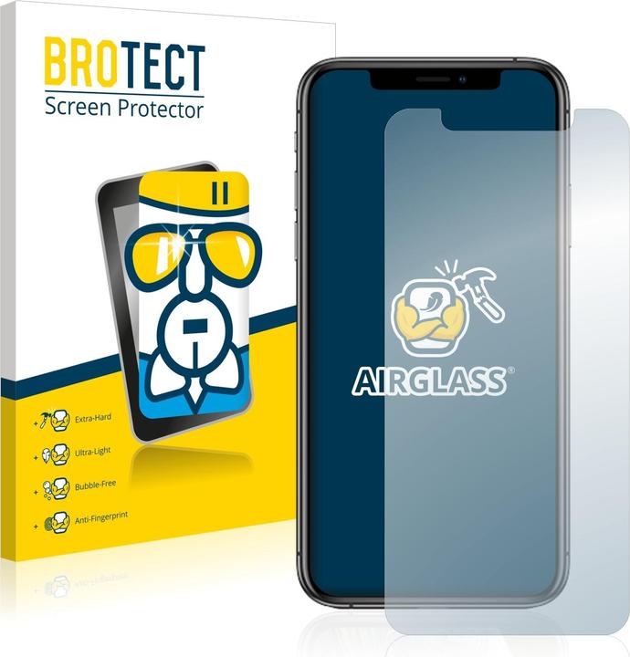 BROTECT AirGlass Vetro (1 Pezzo/i, Apple iPhone XS)
