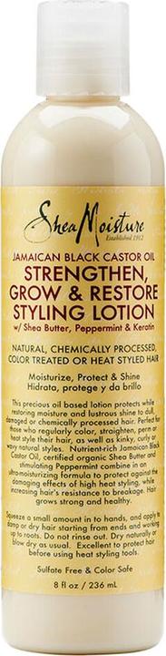 Shea Moisture Jamaican Black Castor Oil Strengthen Grow and Restore Styling Lotion 236ml (236 ml)