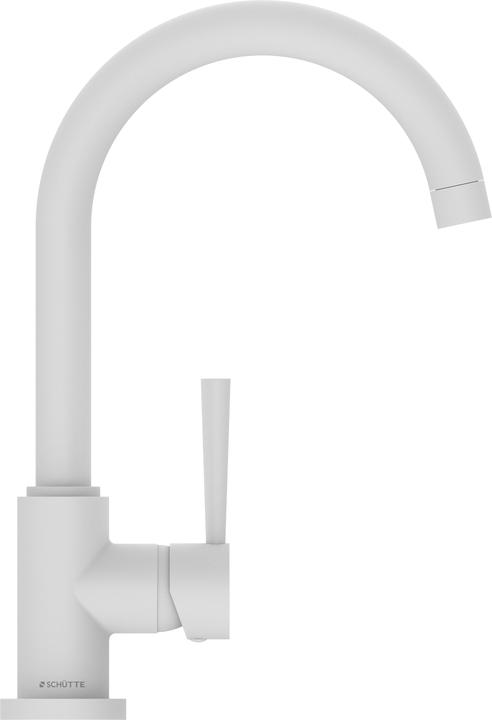 Immagine prodotto Schütte Rubinetto da cucina CORNWALL Miscelatore per lavello Bianco opaco Girevole 79161