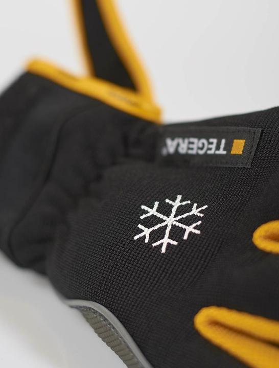 Actual product image Tegera Ejendals 9122, Workshop gloves, Black, Grey, Yellow, Adult, Adult, Scratch resistant, Nylon (11)