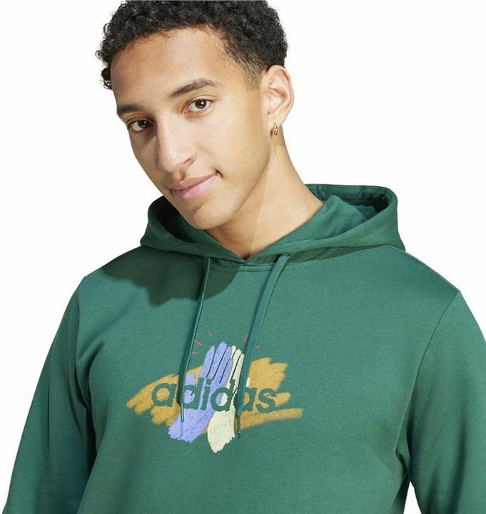 Produktbild Adidas Herren Sweater mit Kapuze Codes Graphic grün (XS)