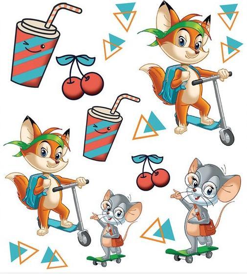 Magni Tatouage pour enfants Fredo & Fitzi 10,5x16cm