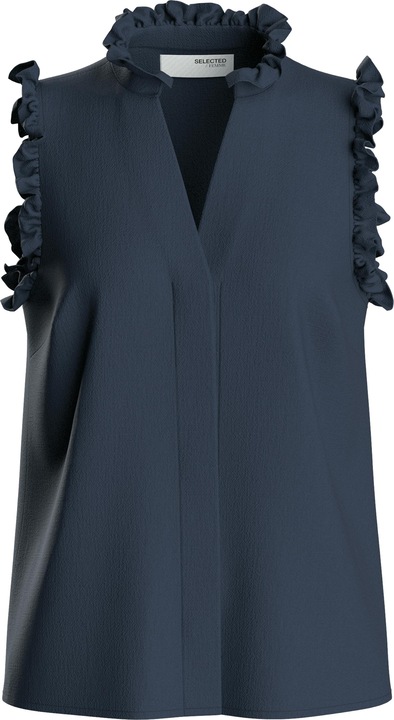 Selected Femme Slfviva Sl Ruffle Top Noos