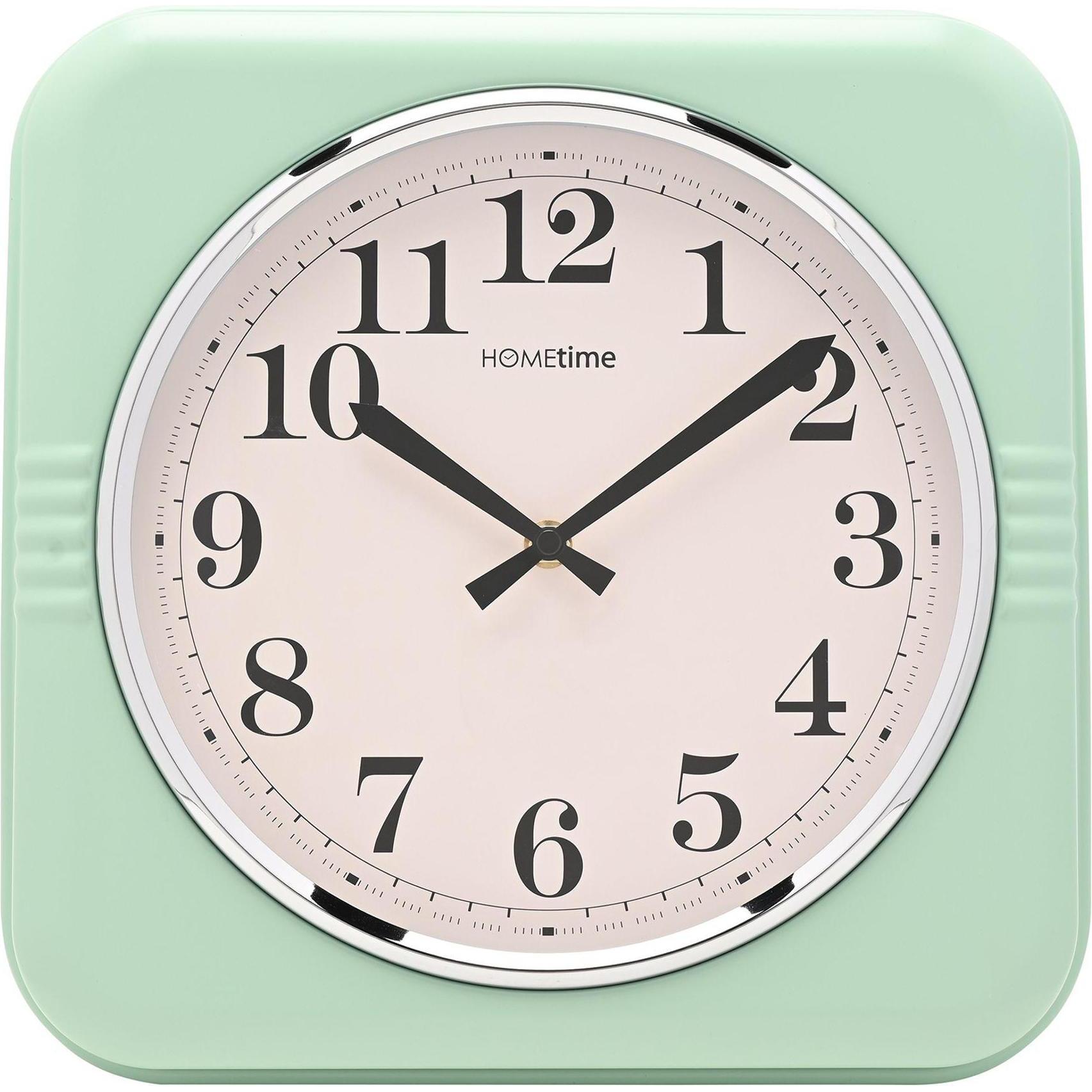 Große Quadratische Vintage Wanduhr Von Pragotron, 1950er Bei Kaufen