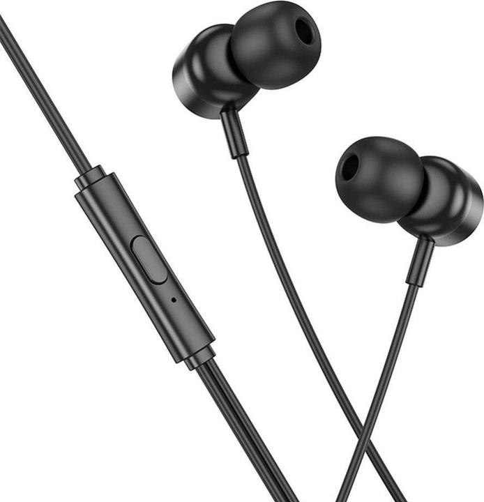 Image du produit Hoco Wired headphones M122 Power metal universal digital earphones with microphone Type-C Black (Filaire)