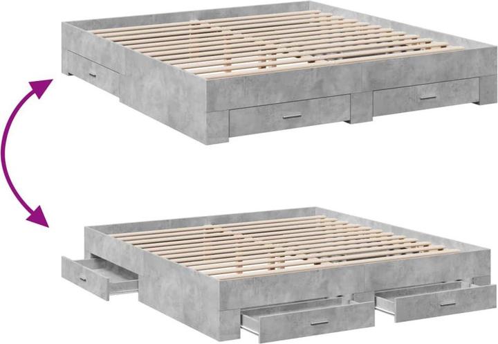 Actual product image vidaXL Bettgestell (180 x 200 cm)