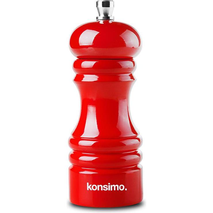 Konsimo Milos, Pfeffermühle + Salzmühle, Rot