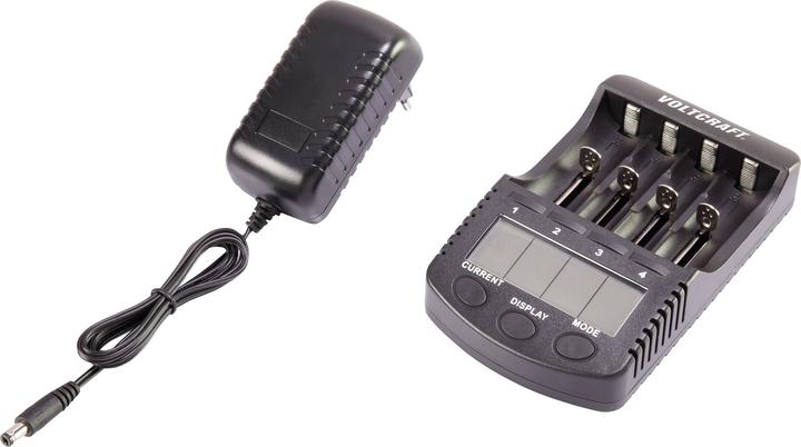 Produktbild Voltcraft Rundzellen-Ladegerät CC-2 (1 Stk., 18650, AA, AAA, CR123A, Ladegerät inkl. Akku)