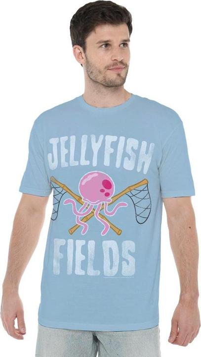Immagine prodotto Spongebob Squarepants Jellyfish Fields Maglietta Uomo (XL)