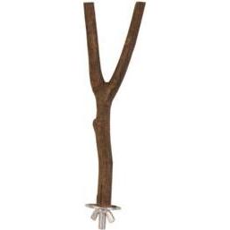 Perchoir en forme de Y en bois naturel L35 cm 1,8cm de diam. Trixie - Perchoir pour Oiseau