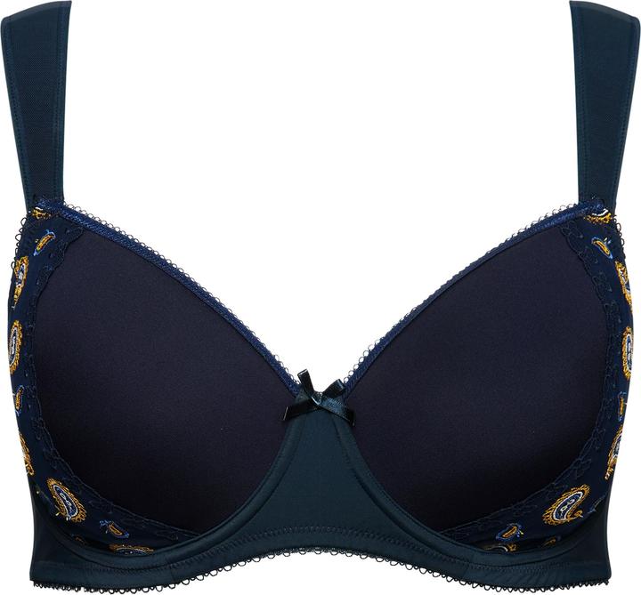 Produktbild Ulla Popken Bügel-BH, Paisley, Spacer-Schalen, Cup B - E (95 B)