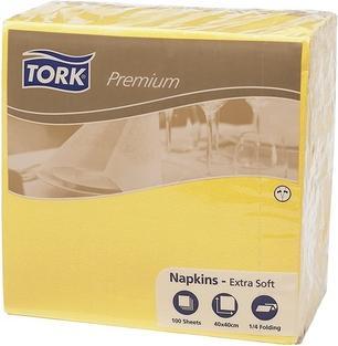Actual product image Tork 477862 Papierserviette Gelb 150 Stück(e) (150 pcs., 33 x 33 cm)
