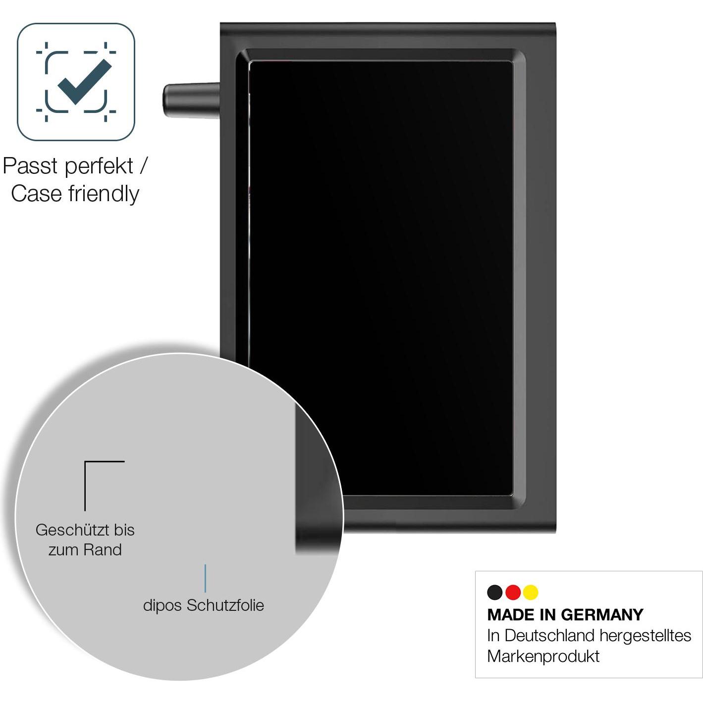 Dipos, Fahrzeug Navigation Zubehör, Anti-Shock Displayschutz Matt 9H