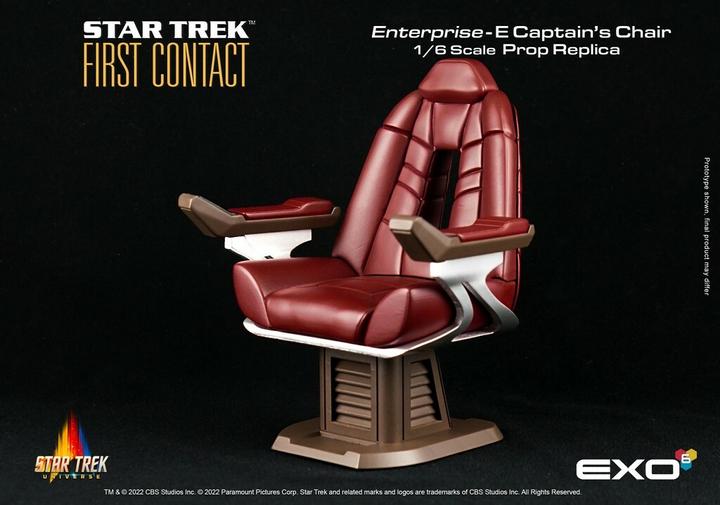 Produktbild Exo-6 Star Trek: First Contact - Captain's Chair 1:6 Scale Prop Replica