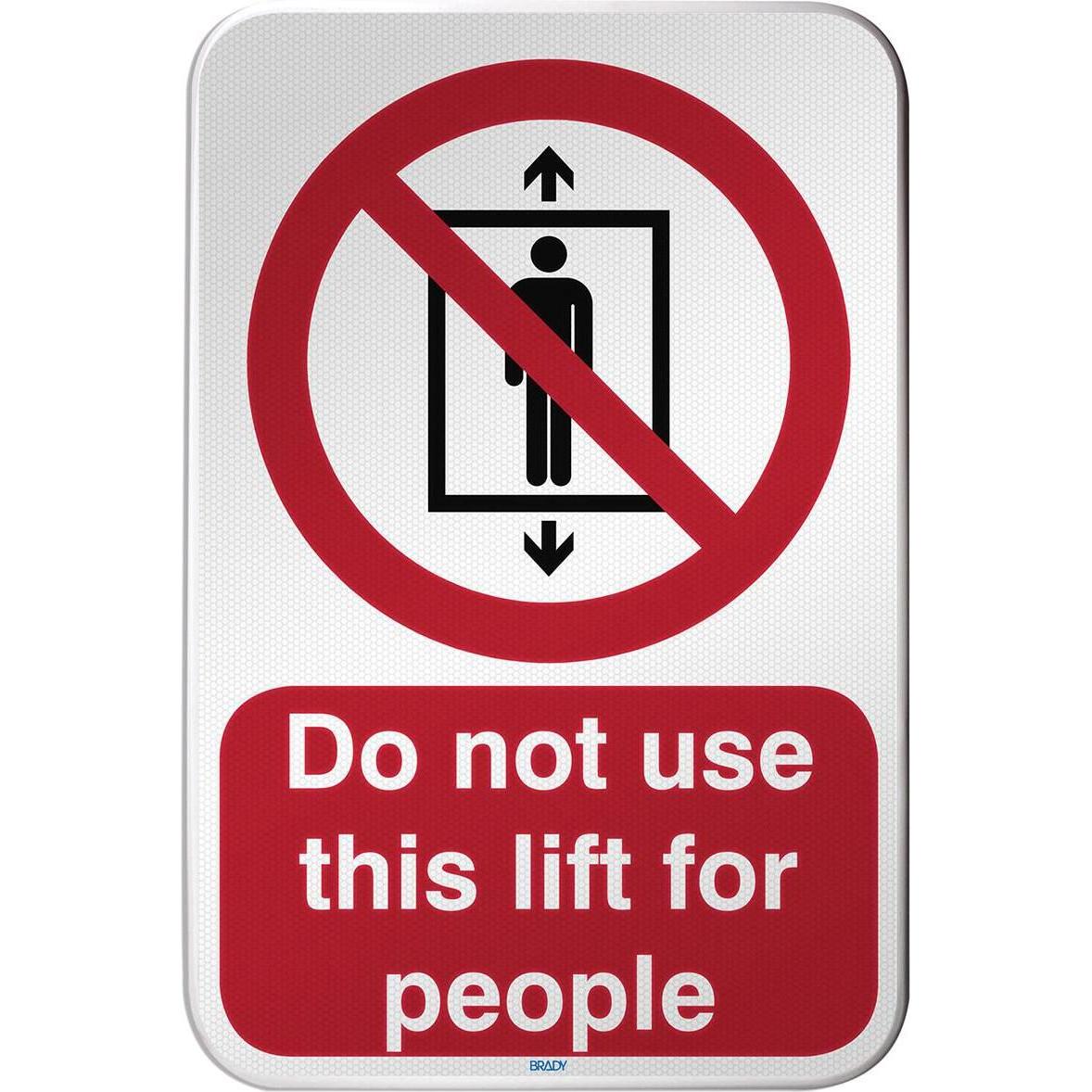 Brady, Sicherheitskennzeichnung, ISO Safety Sign - Do not use