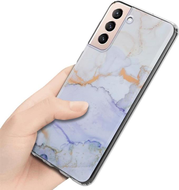 Image du produit Cadorabo Couverture IMD TPU Marbre coloré (Samsung Galaxy S21+)