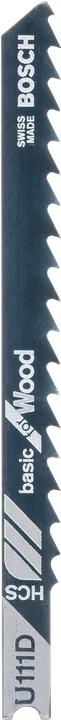 Produktbild Bosch Zubehör Stichsägeblatt HCS, U 111 D Basic for Wood