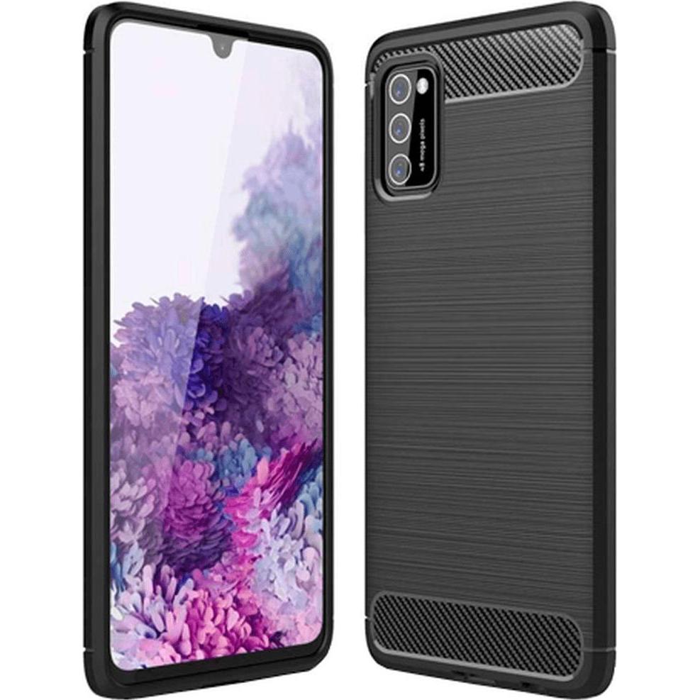 Just in Case Rugged TPU Back Cover Schwarz Samsung Galaxy A02s (Samsung Galaxy A02s), Smartphone Hülle, Schwarz