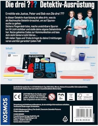 Produktbild Kosmos Die drei??? Detektiv-Ausrüstung
