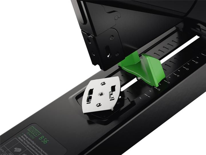 Actual product image Novus Stapler B56 RE+NEW black/green (200 Sheets)