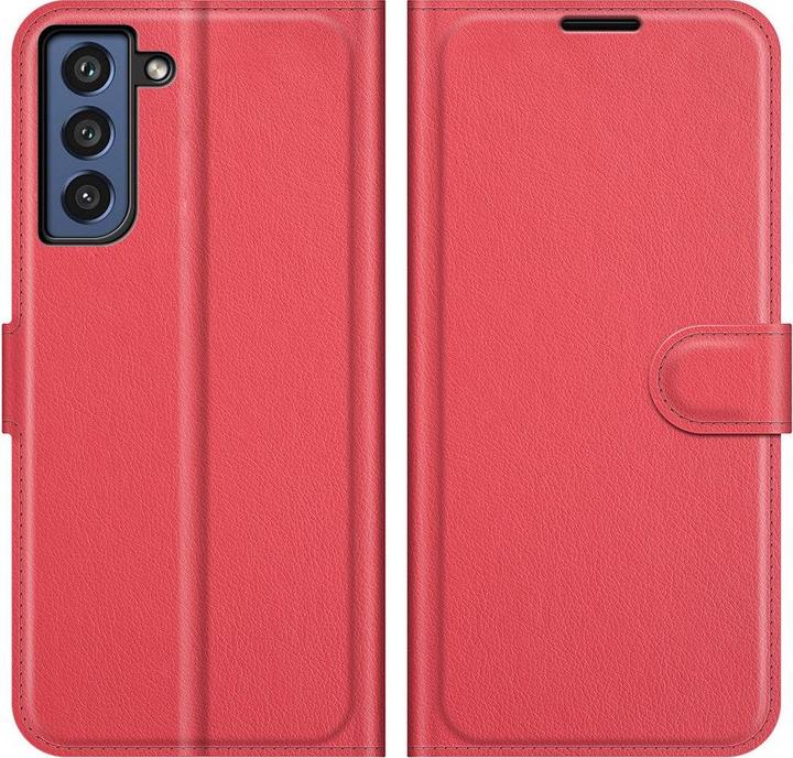 Image du produit Cover-Discount Galaxy S21 FE - Étui en cuir rouge (Samsung Galaxy S21 FE)