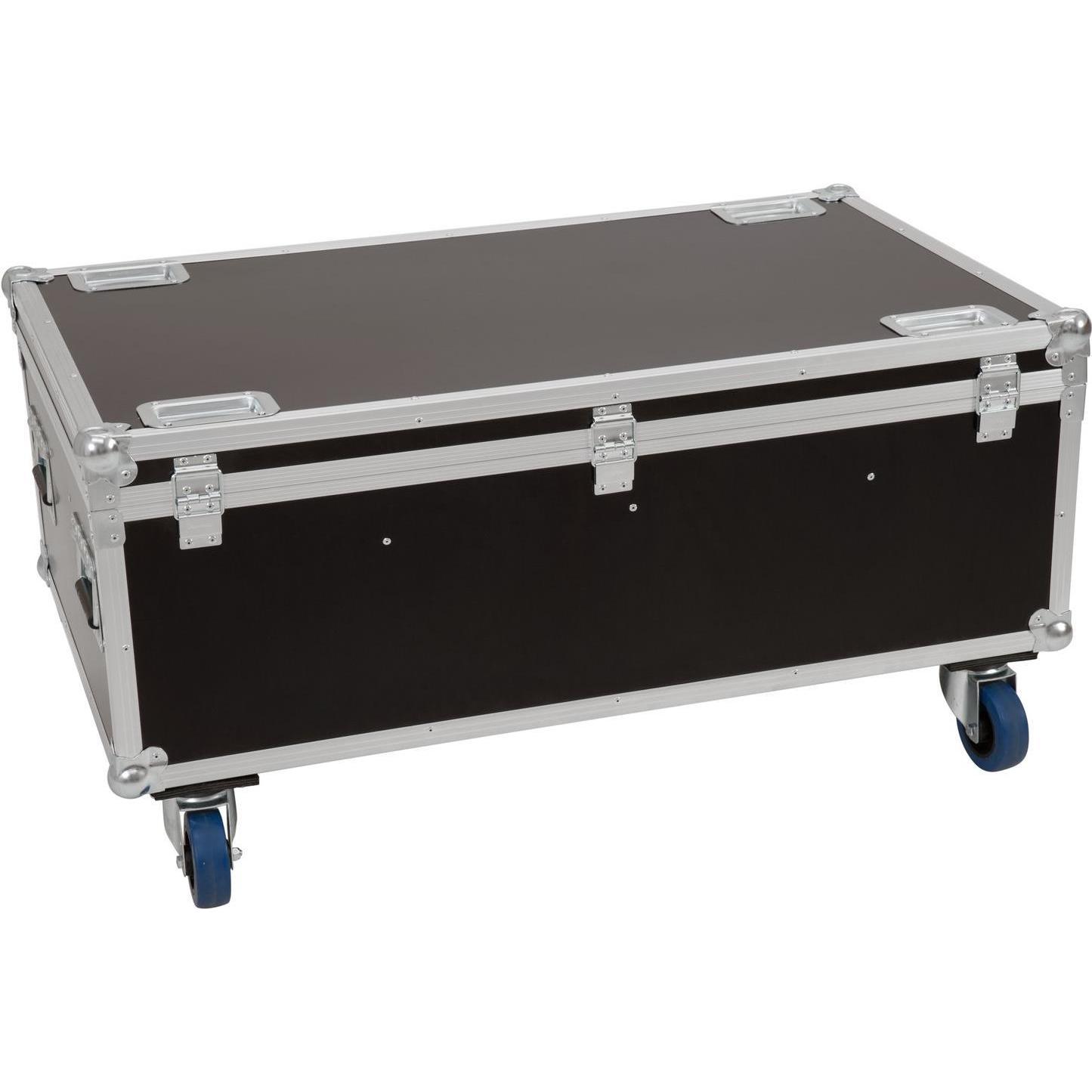 Roadinger Flightcase 8x LED IP PAR 7x8W QCL/7x9W SCL mit Rollen (Zubehör), Audio Racks + Cases