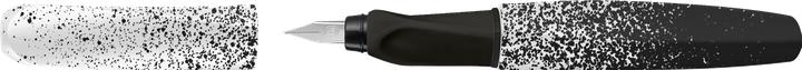 Immagine prodotto Pelikan Füllhalter (Patronenfüllsystem) Twist® Color Edition Füller für Rechts- und Linkshänder, sch (Nero, Bianco, 1x)