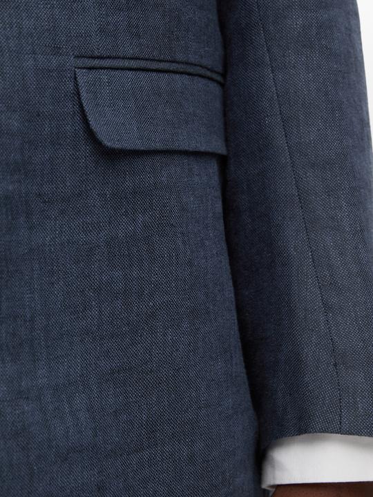 Actual product image Selected Regular fit linen blazer (54)