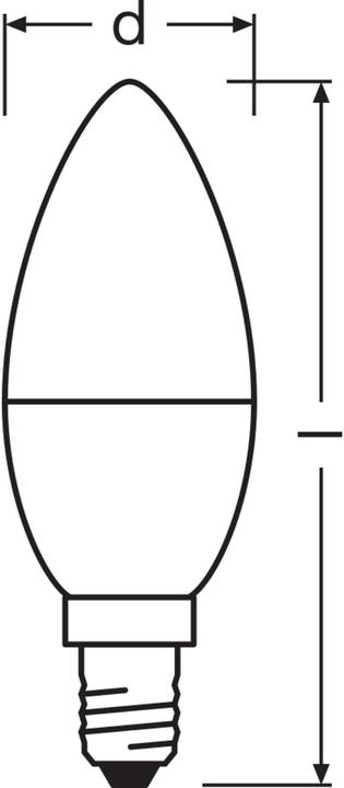 Produktbild Osram LED Pcr Lamps With Classic B (E14, 250 lm, 6x)