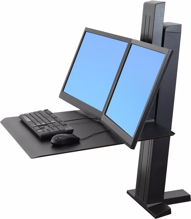 Produktbild Ergotron WorkFit Steh-Sitz Arbeitsplatz (Tisch, 24", 11.40 kg)