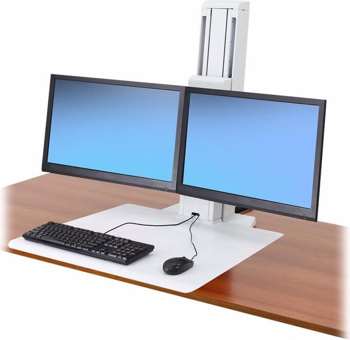 Produktbild Ergotron WorkFit Steh-Sitz Arbeitsplatz (Tisch, 24", 11.40 kg)