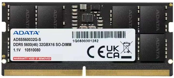 Actual product image Adata SO-DDR5 32GB 5600-46 Premier Single Tray (1 x 32GB, 5600 MHz, DDR5 RAM, SO-DIMM)