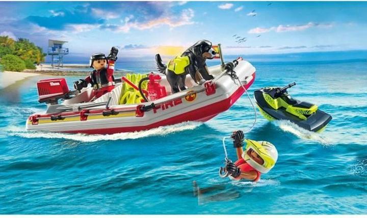 Actual product image Playmobil Fireboat with Aqua Scooter (71464)