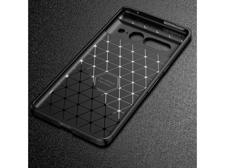 Immagine prodotto Screenguard Google Pixel 7 Pro Cover Custodia in TPU con design al carbonio (Google Pixel 7 Pro)