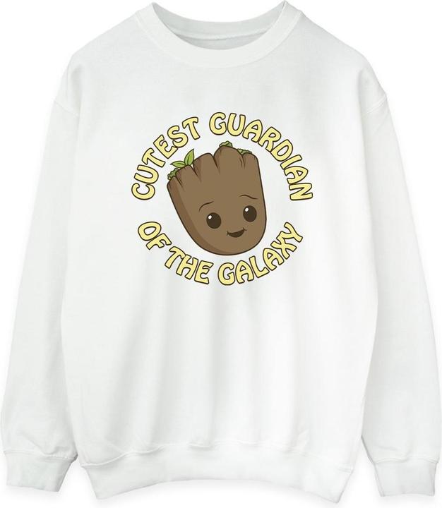 Actual product image Womens/Ladies I Am Groot Cutest Guardian Sweatshirt (S)